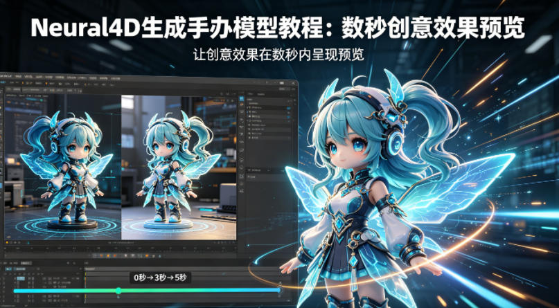 Neural4D生成手办模型教程，让创意效果在数秒内呈现预览-独家科技资源网