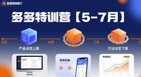 多多特训营【5-7月】产品决定上限，方法决定下限，各种玩法技巧落地实操-独家科技资源网