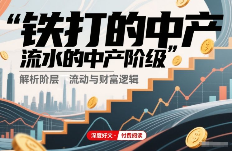 付费文章：铁打的中产，流水的中产阶级-独家科技资源网