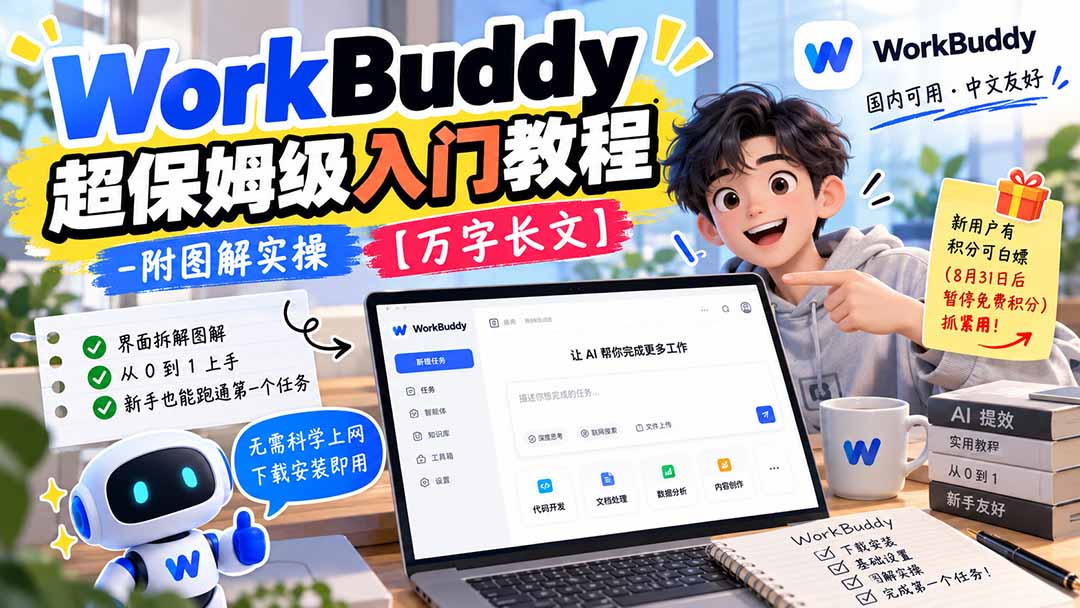 WorkBuddy 超保姆级入门教程-附图解实操 【万字长文】-独家科技资源网