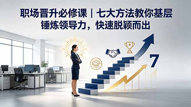 付费文章:职场晋升必修课|七大方法教你基层锤炼领导力,快速脱颖而出-独家科技资源网