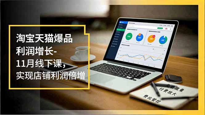 淘宝天猫爆品利润增长-11月线下课,免费流量、付费放大、费比管控,实现店铺利润倍增-独家科技资源网