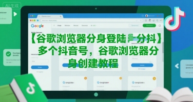 谷歌浏览器分身登陆多个抖音号，谷歌浏览器分身创建教程-独家科技资源网