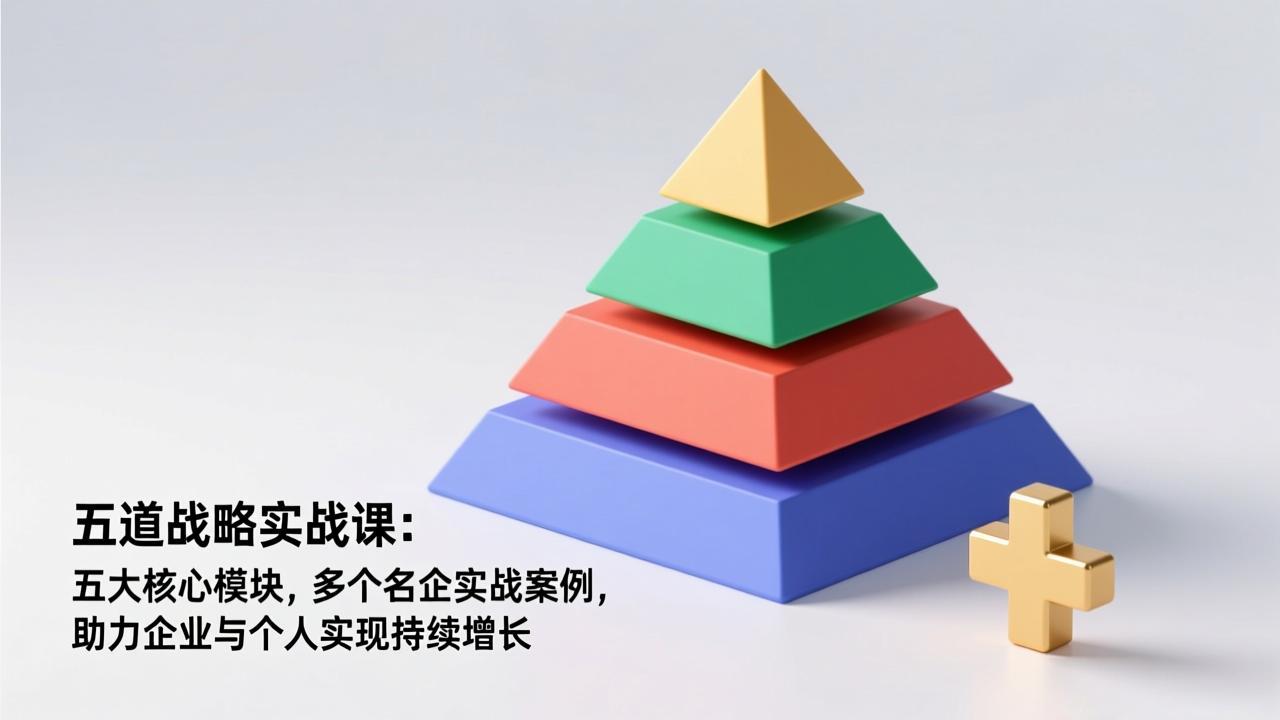 五道战略实战课：五大核心模块，多个名企实战案例，助力企业与个人实现持续增长-独家科技资源网
