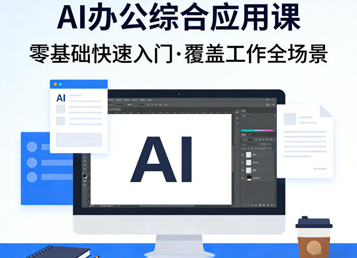 AI办公综合应用课，零基础快速入门，覆盖了工作中各种应用场景-独家科技资源网