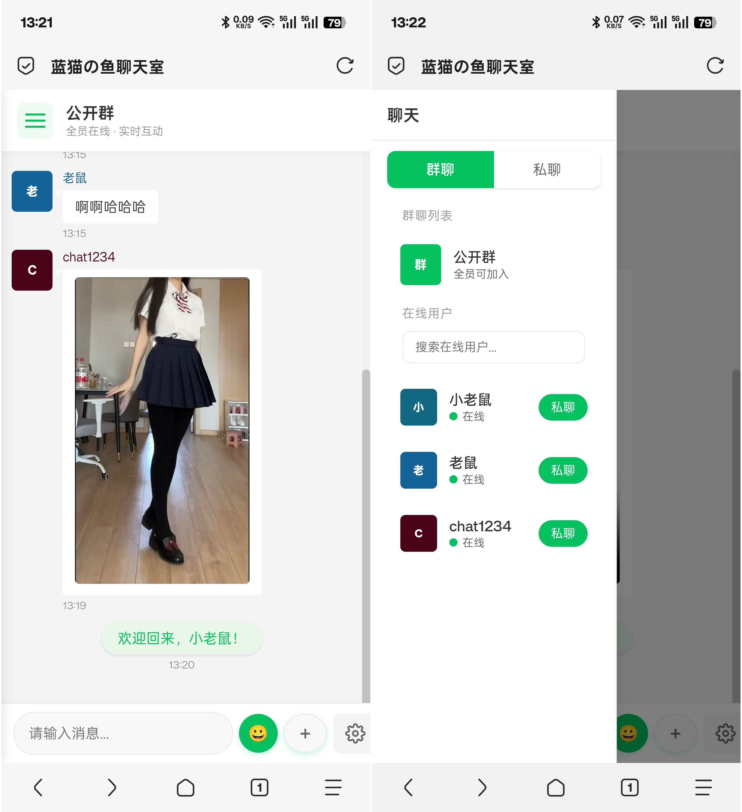 PHP实时消息聊天室源码 PHP+WebSocket-独家科技资源网