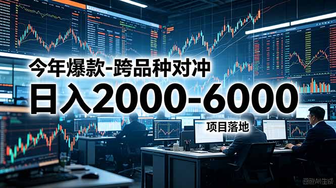 今年爆款-跨品种对冲日入2000-6000，项目落地！-独家科技资源网