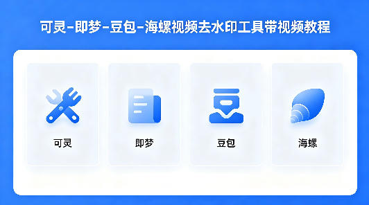 可灵–即梦–豆包–海螺视频去水印工具带视频教程-独家科技资源网