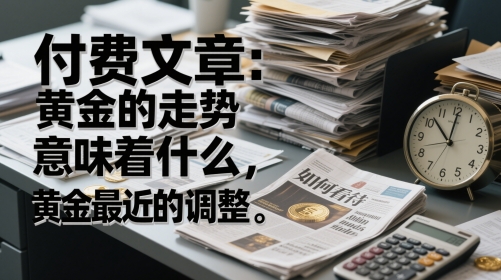 付费文章：黄金的走势意味着什么，如何看待黄金最近的调整-独家科技资源网