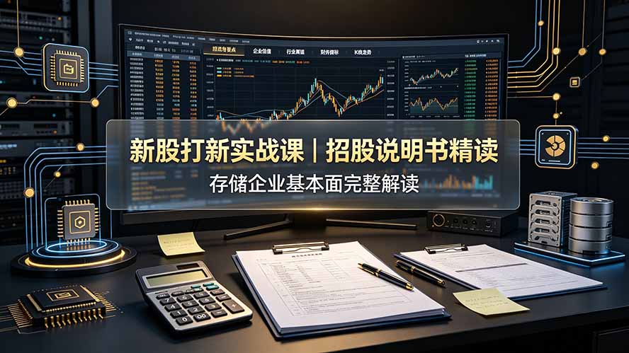 付费文章:新股打新实战课|招股说明书精读,存储企业基本面完整解读-独家科技资源网