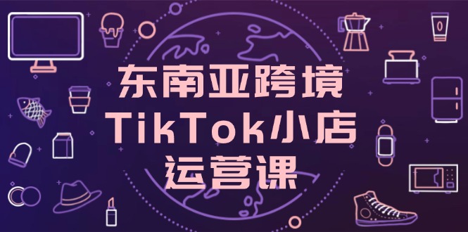 东南亚跨境TikTok小店运营课，掌握店铺设置与流量转化核心技巧-独家科技资源网