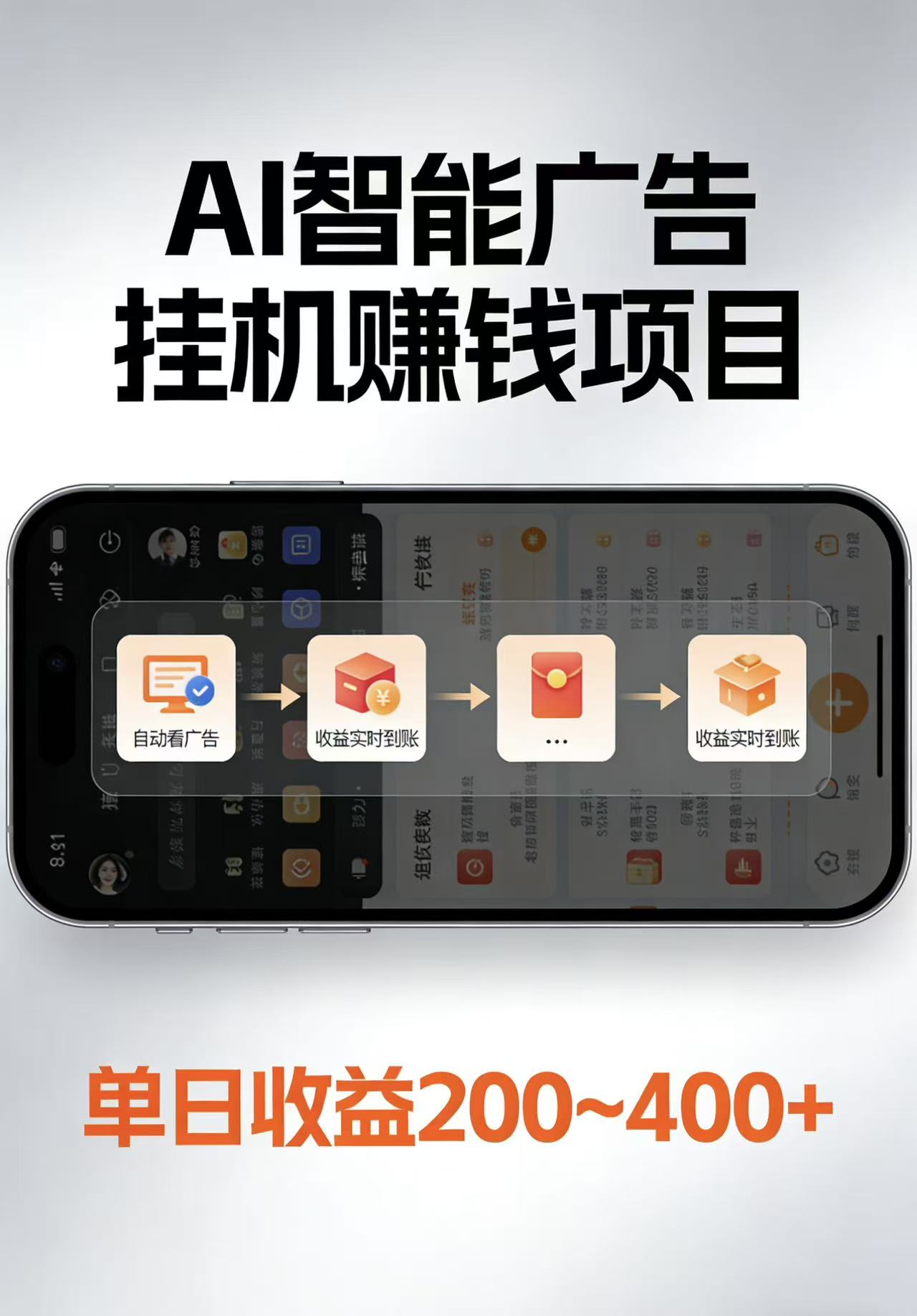 AI智能挂机看广告,每日稳定收益200-400+-独家科技资源网