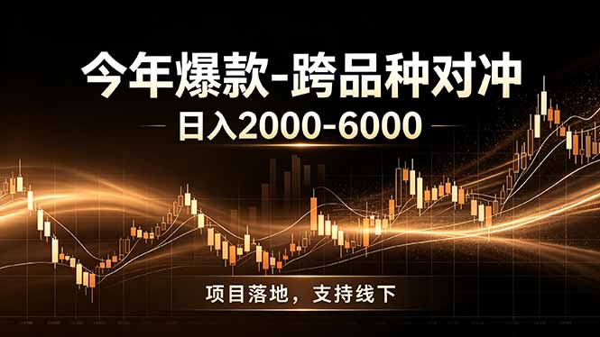 全新跨品种对冲模式上线！日稳定盈利 2000-6000，合规长久可批量放大-独家科技资源网
