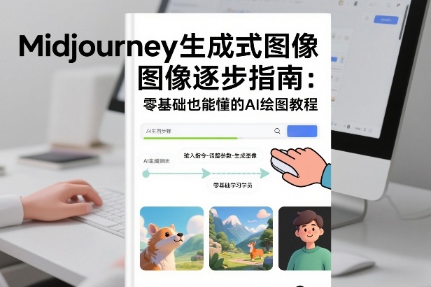 Midjourney生成式图像逐步指南：零基础也能懂的AI绘图教程-独家科技资源网