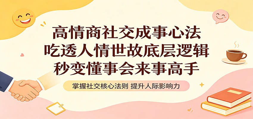 高情商社交成事心法：吃透人情世故底层逻辑，秒变懂事会来事高手-独家科技资源网