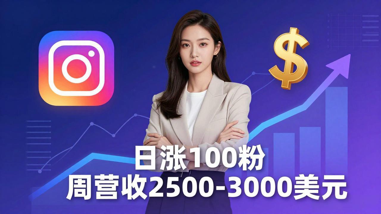 想做数字产品？Sheri亲授：日涨100粉、每周2500至3000美元的营收，Instagram躺着赚-独家科技资源网