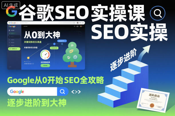 谷歌SEO实操课,Google从0开始SEO全攻略,逐步进阶到大神-独家科技资源网