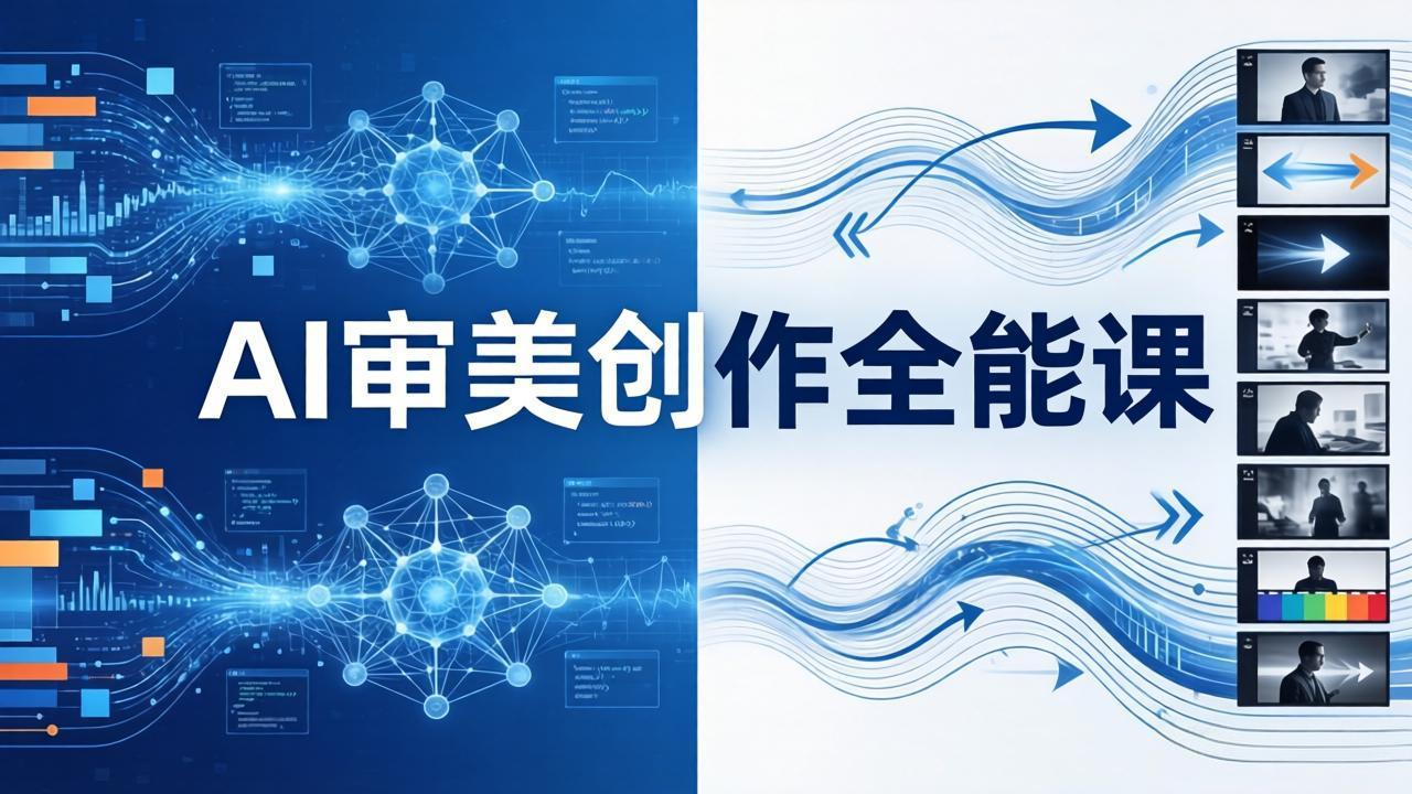 AI审美创作全能课：MJ+Seedance+模型训练+影视分镜+编剧，一站式掌握AI艺术创作-独家科技资源网