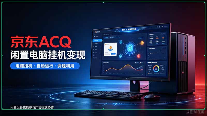京东ACQ是什么？闲置电脑挂机采集项目拆解-独家科技资源网