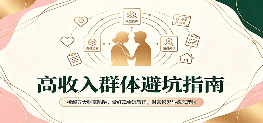 高收入群体避坑指南：拆解五大财富陷阱，做好现金流管理，财富积累与婚恋理财-独家科技资源网
