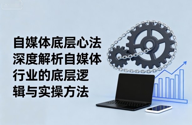 自媒体底层心法，深度解析自媒体行业的底层逻辑与实操方法-独家科技资源网