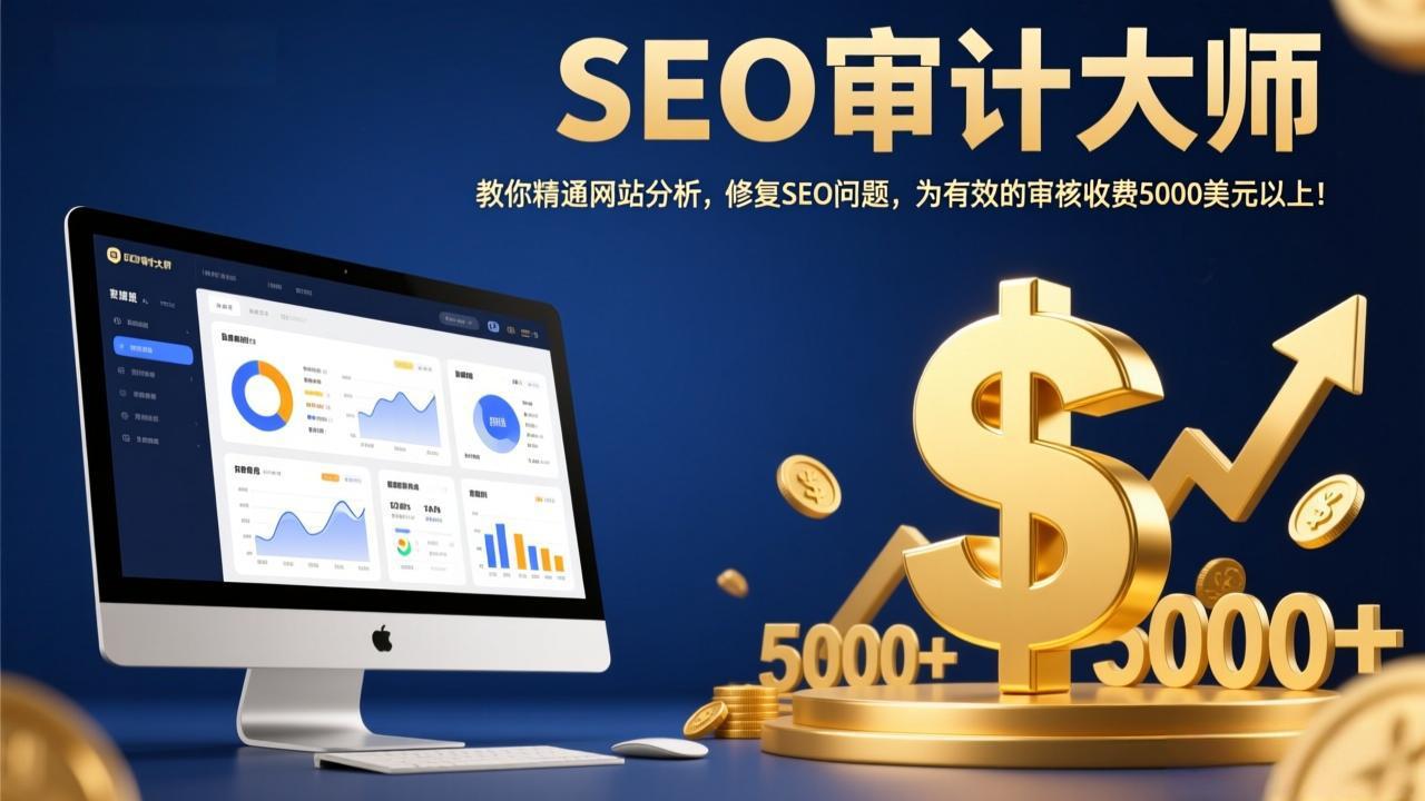 SEO审计大师：教你精通网站分析，修复SEO问题，为有效的审核收费5000美元以上！-独家科技资源网