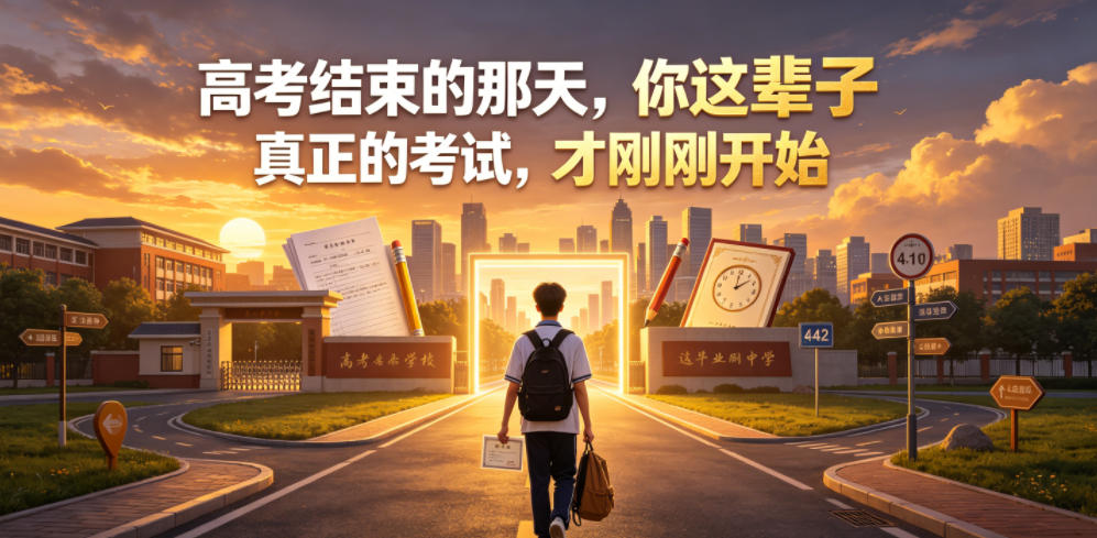 付费文章:高考结束的那天,你这辈子真正的考试,才刚刚开始-独家科技资源网