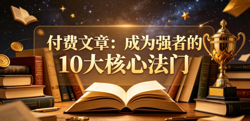 付费文章：成为强者的10大核心法门-独家科技资源网