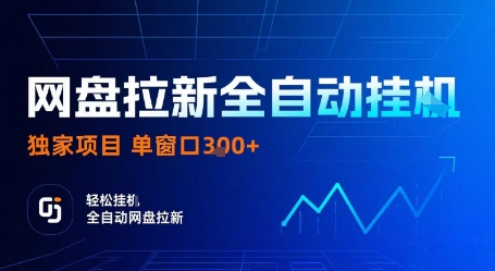 网盘拉新全自动挂G，独家技术，操作简单，自动完成拉新任务，单窗口3张【揭秘】-独家科技资源网