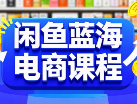 闲鱼蓝海电商课程-独家科技资源网