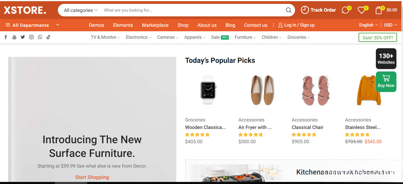 WordPress主题–Xstore v9.5.1 Woocommerce主题 破解版下载-独家科技资源网