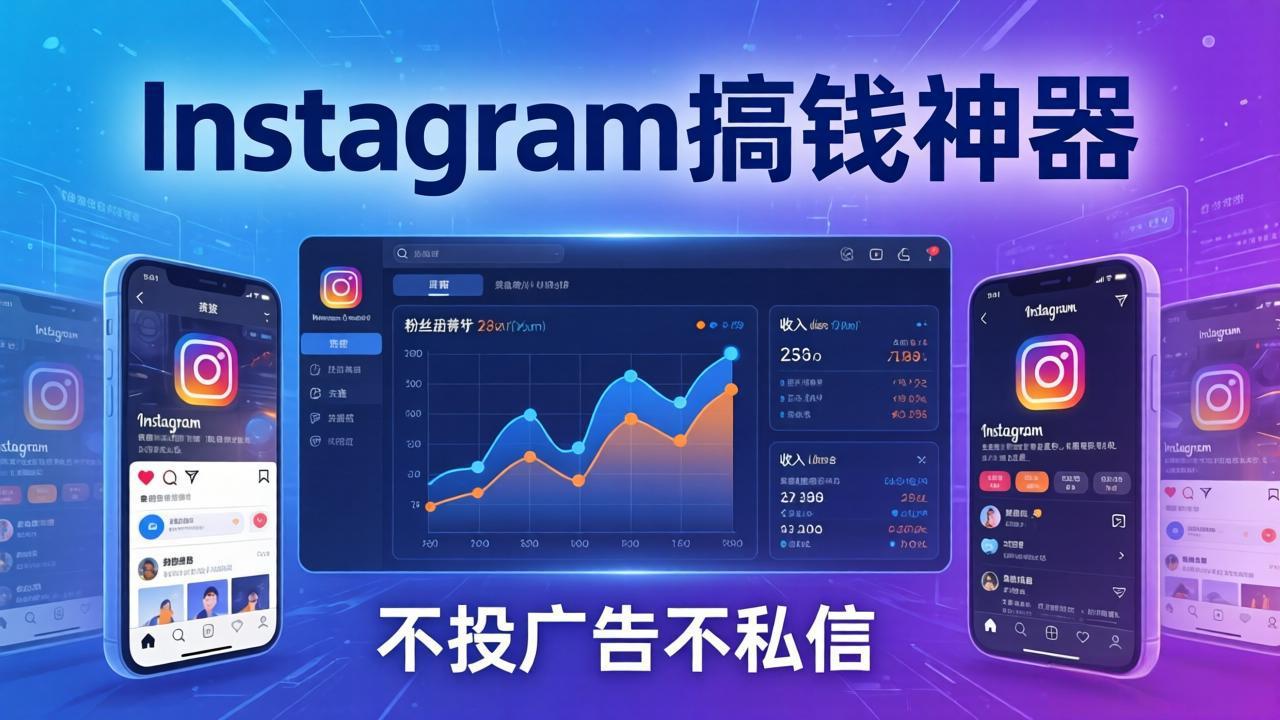 Instagram搞钱神器：月涨6万粉+月入5万刀，不投广告不私信，靠算法+低价产品-独家科技资源网