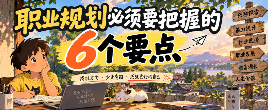 付费文章：职业规划必须要把握的6个要点-独家科技资源网