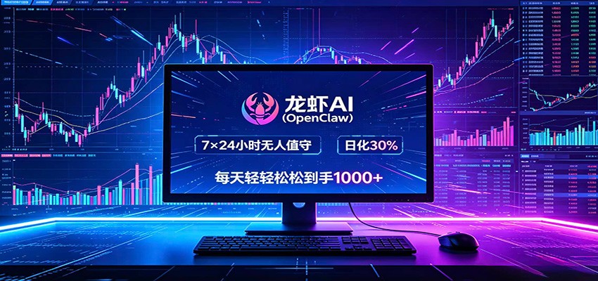 龙虾AI(OpenClaw)全自动挂机,智能操控电脑高效执行任务,每天轻松到手四位数-独家科技资源网