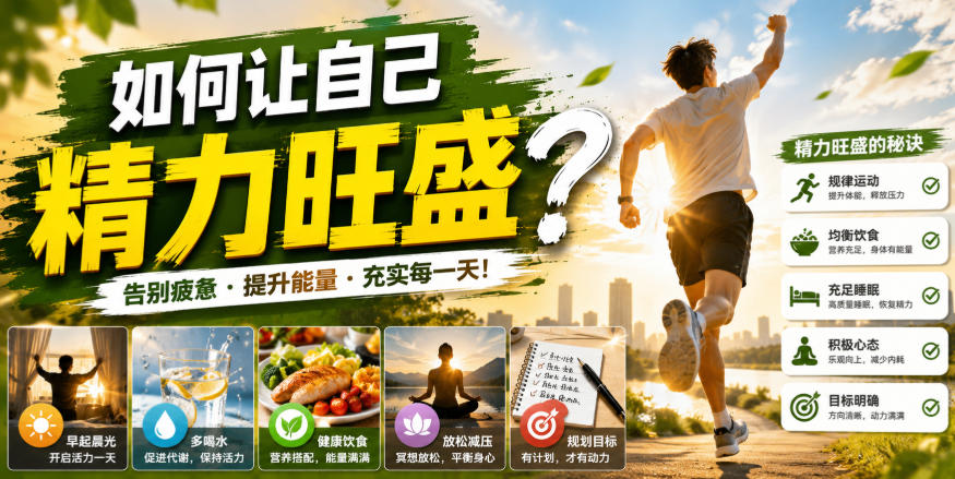 付费文章：如何让自己精力旺盛？-独家科技资源网