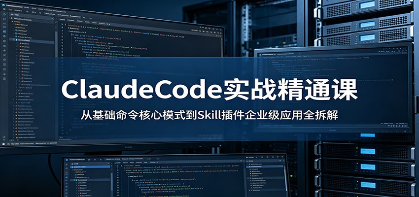 ClaudeCode实战精通课:从基础命令核心模式到Skill插件企业级应用全拆解-独家科技资源网