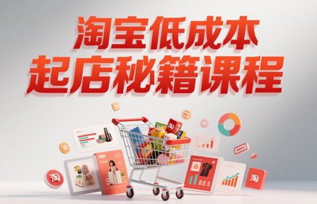 子枫老师·淘宝低成本起店系统课-独家科技资源网