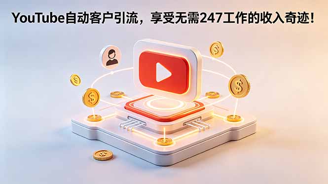 YouTube 自动客户引流,享受无需 247 工作的收入奇迹!【原创双语字幕】-独家科技资源网