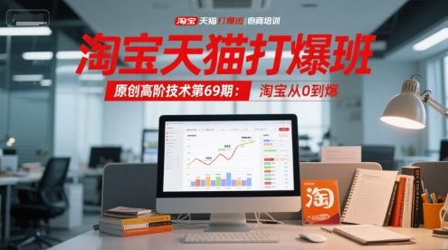 淘宝天猫打爆班原创高阶技术第69期：淘宝从0到爆-独家科技资源网