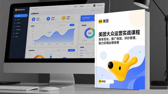 美团大众运营实战课程,排名优化、推广投放、评价管理,助力店铺业绩倍增-独家科技资源网