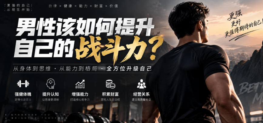 付费文章:男性该如何提升自己的战斗力?-独家科技资源网