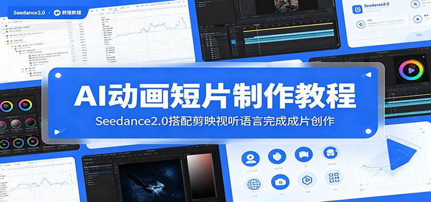AI动画短片制作教程:Seedance2.0搭配剪映视听语言完成成片创作-独家科技资源网