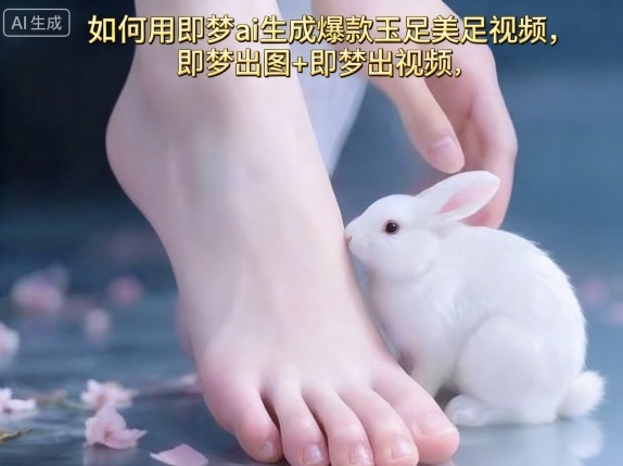 如何用即梦ai生成爆款玉足美足视频，即梦出图+即梦出视频，快速涨粉-独家科技资源网