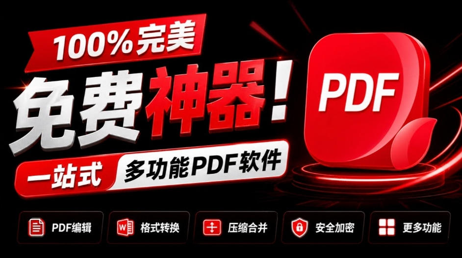 100%完美免费神器！一站式多功能PDF软件，支持PDF格式转换压缩编辑等，简约无广告，太Nice了JOPDF-独家科技资源网