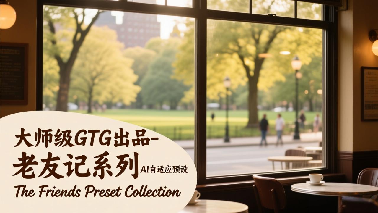 大师级GTG出品-老友记系列AI自适应预设The Friends Preset Collection-独家科技资源网
