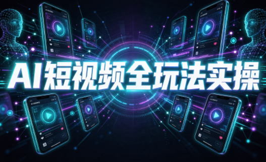 AI短视频全玩法实操(剪辑+带货+数字人+漫剧+短剧)-独家科技资源网