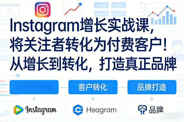 Instagram增长实战课，将关注者转化为付费客户！从增长到转化，打造真正品牌(双语字幕)-独家科技资源网