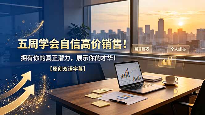 五周学会自信高价销售！拥有你的真正潜力，展示你的才华！【原创双语字幕】-独家科技资源网