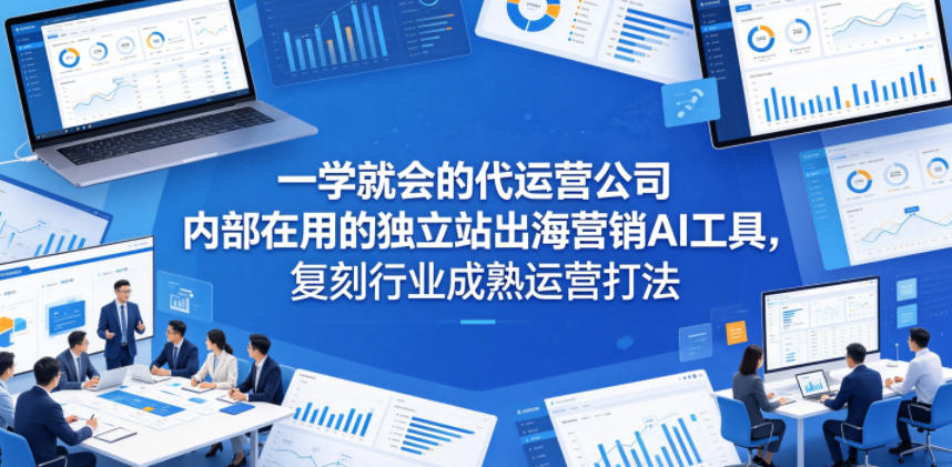 一学就会的代运营公司内部在用的独立站出海营销AI工具,复刻行业成熟运营打法-独家科技资源网