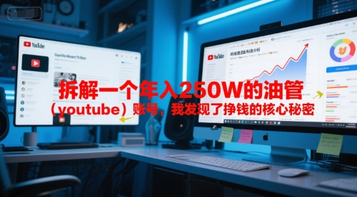 付费文章：拆解一个年入250W的油管(youtube)账号，我发现了挣钱的核心秘密-独家科技资源网